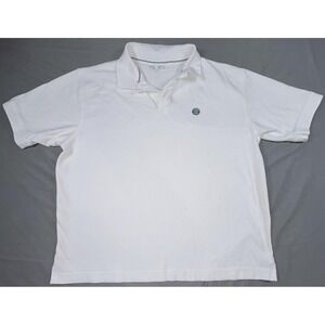 Wimbledon Polo Shirt Mens XL White Tennis Cotton Pique All England Club